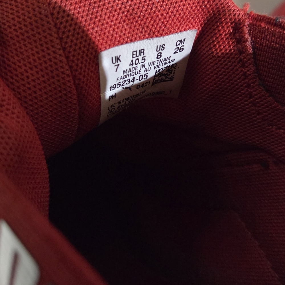Red Puma Soft Ride Sneakers - Picture 5 of 5